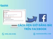 hẹn giờ đăng bài facebook