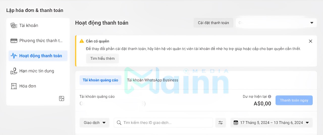 tài khoản facebook