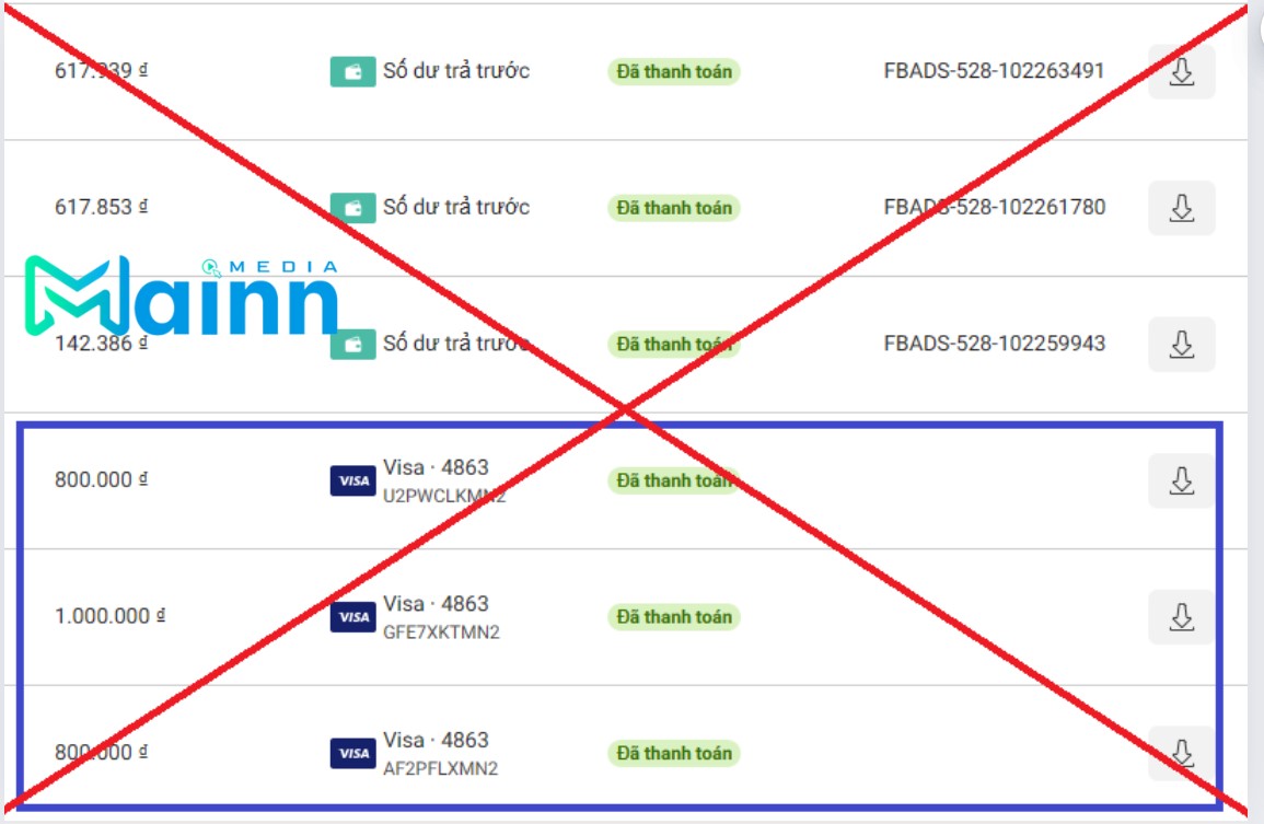 cách thêm thẻ visa trên facebook