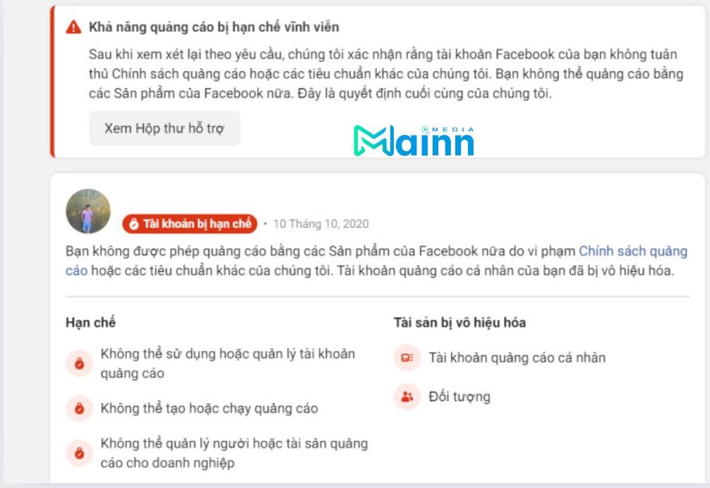 cách xóa tài khoản quảng cáo facebook