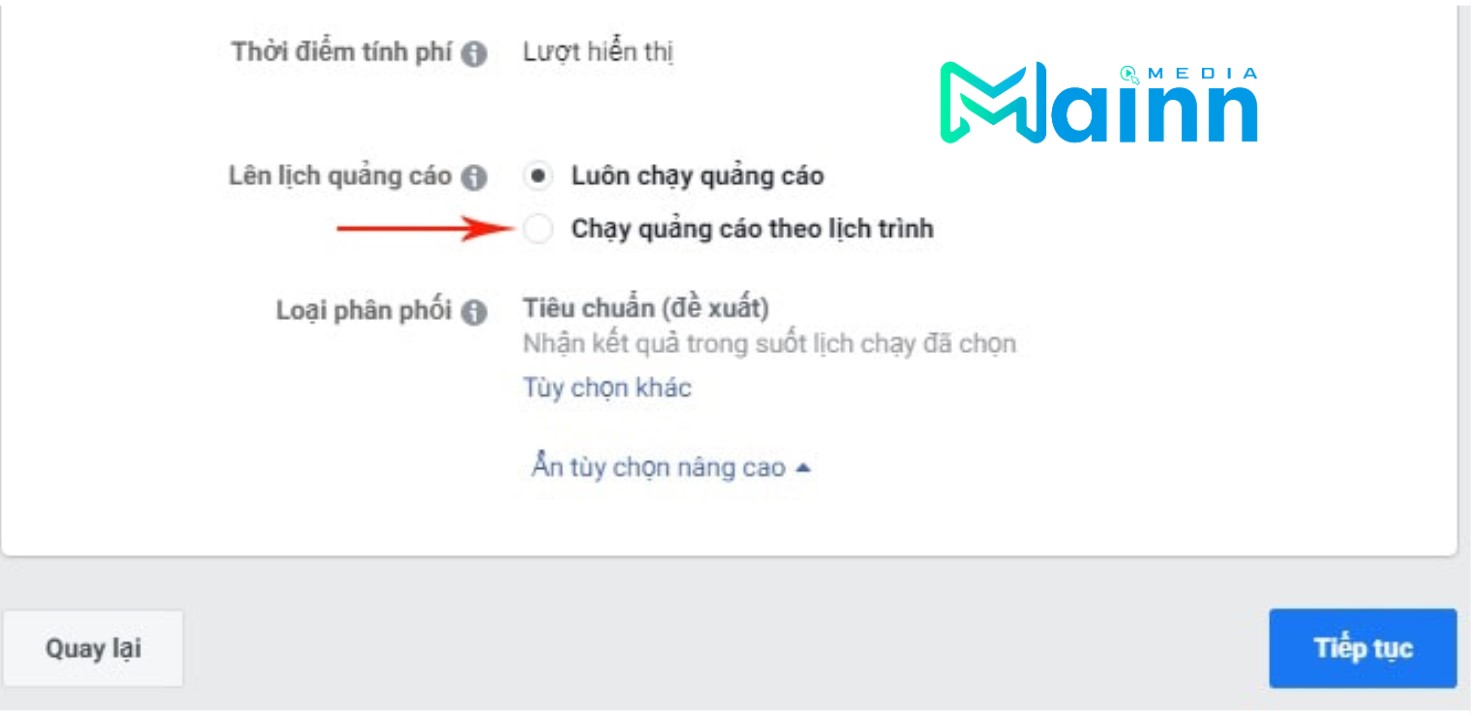 lập kế hoạch chiến dịch quảng cáo