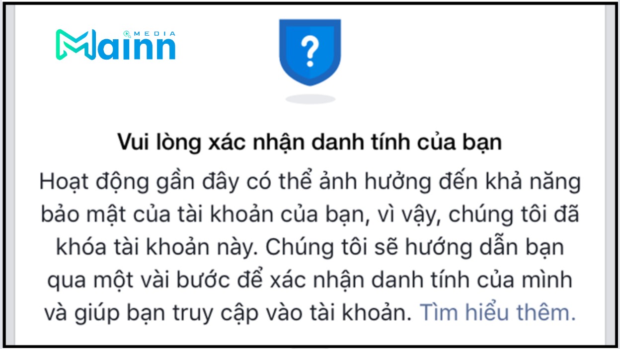 link xác minh danh tính facebook