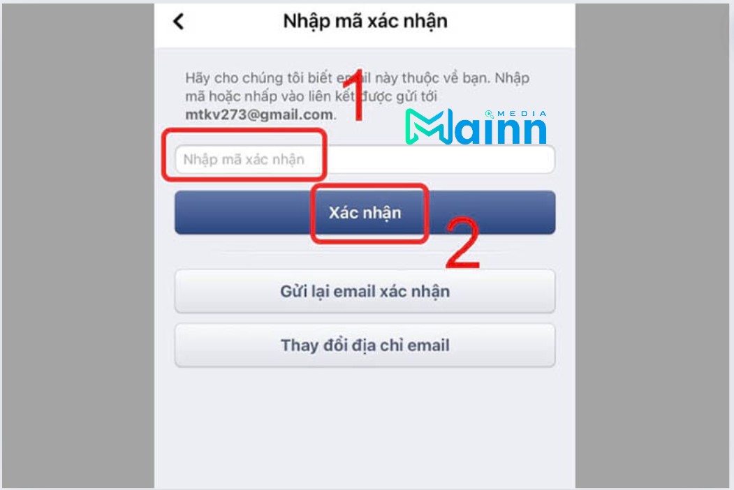 xác minh tài khoản quảng cáo facebook