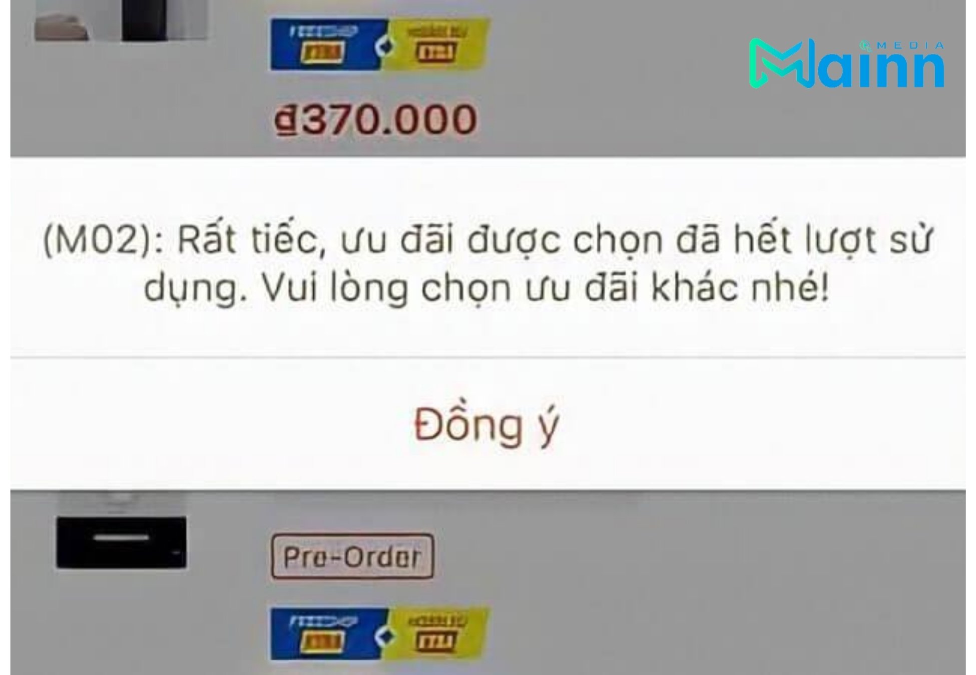 Khắc phục lỗi Shopee