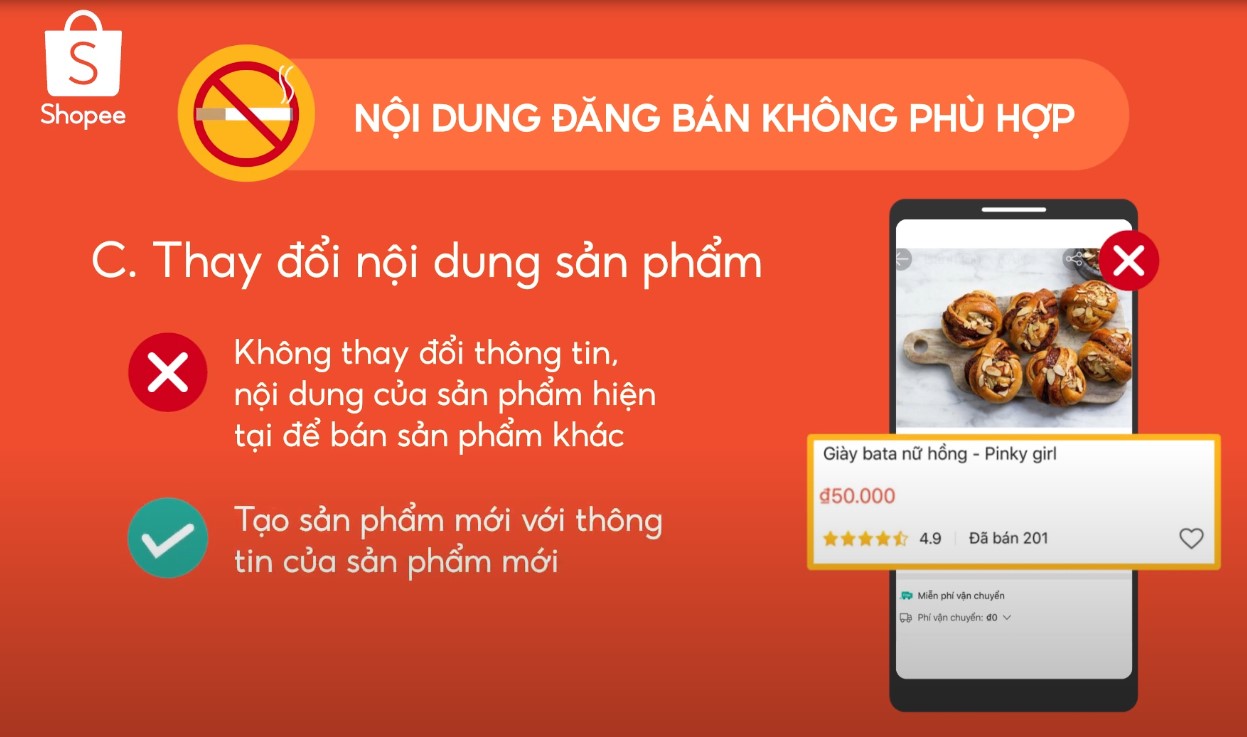 Khôi phục sản phẩm Shopee