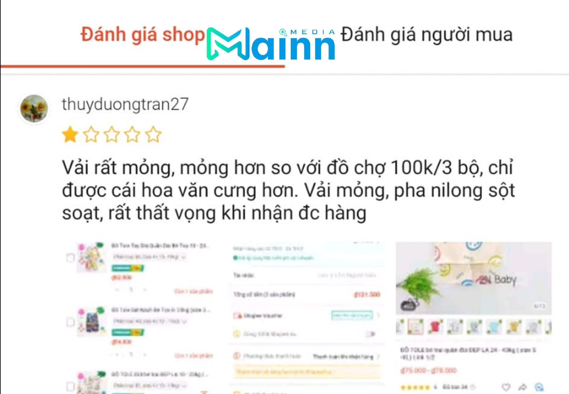 cách xoá đánh giá trên shopee