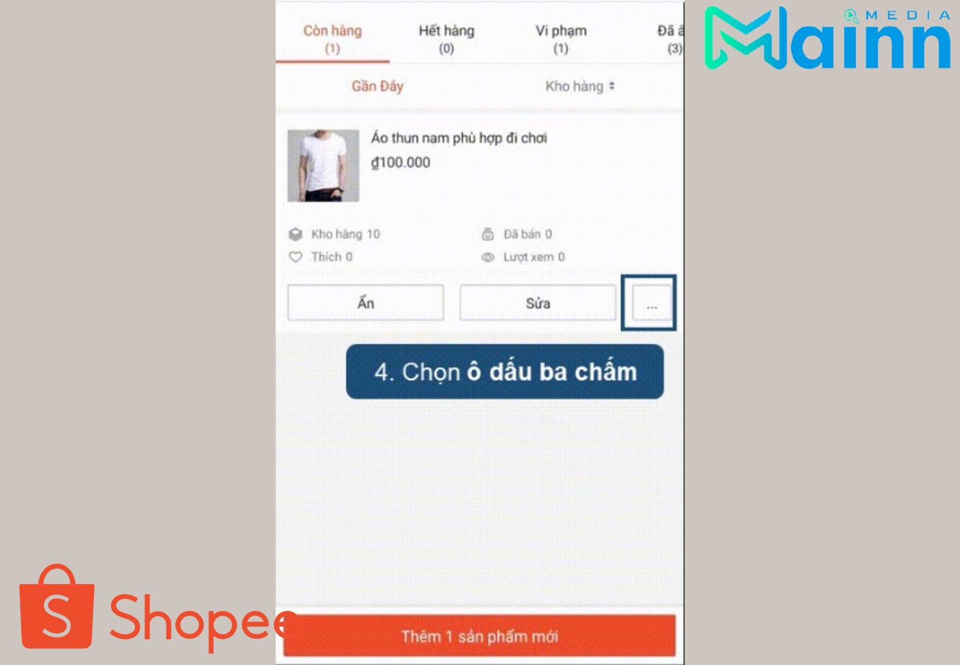 Cách hủy sản phẩm trên Shopee