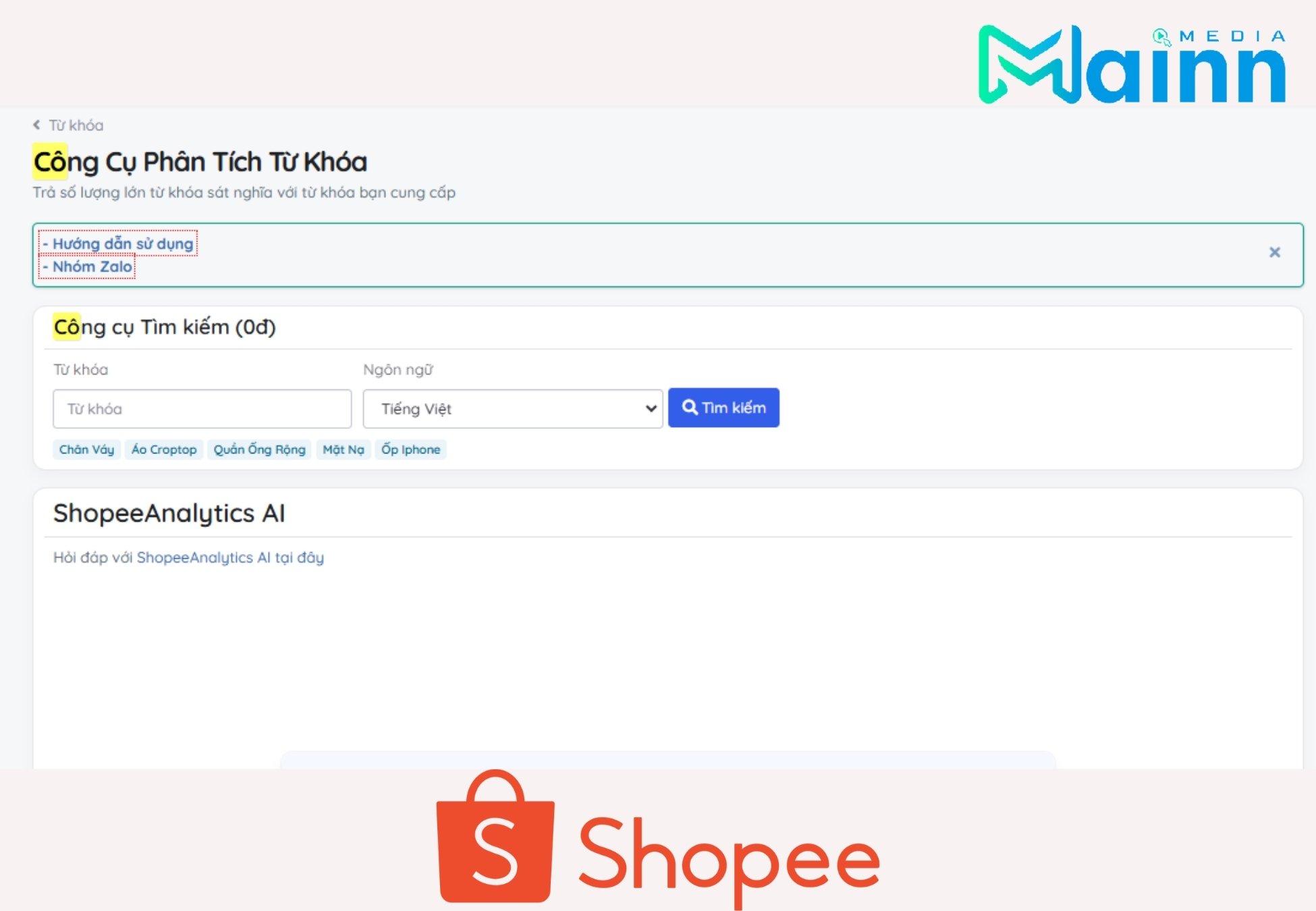 Nâng cao thứ hạng Shopee