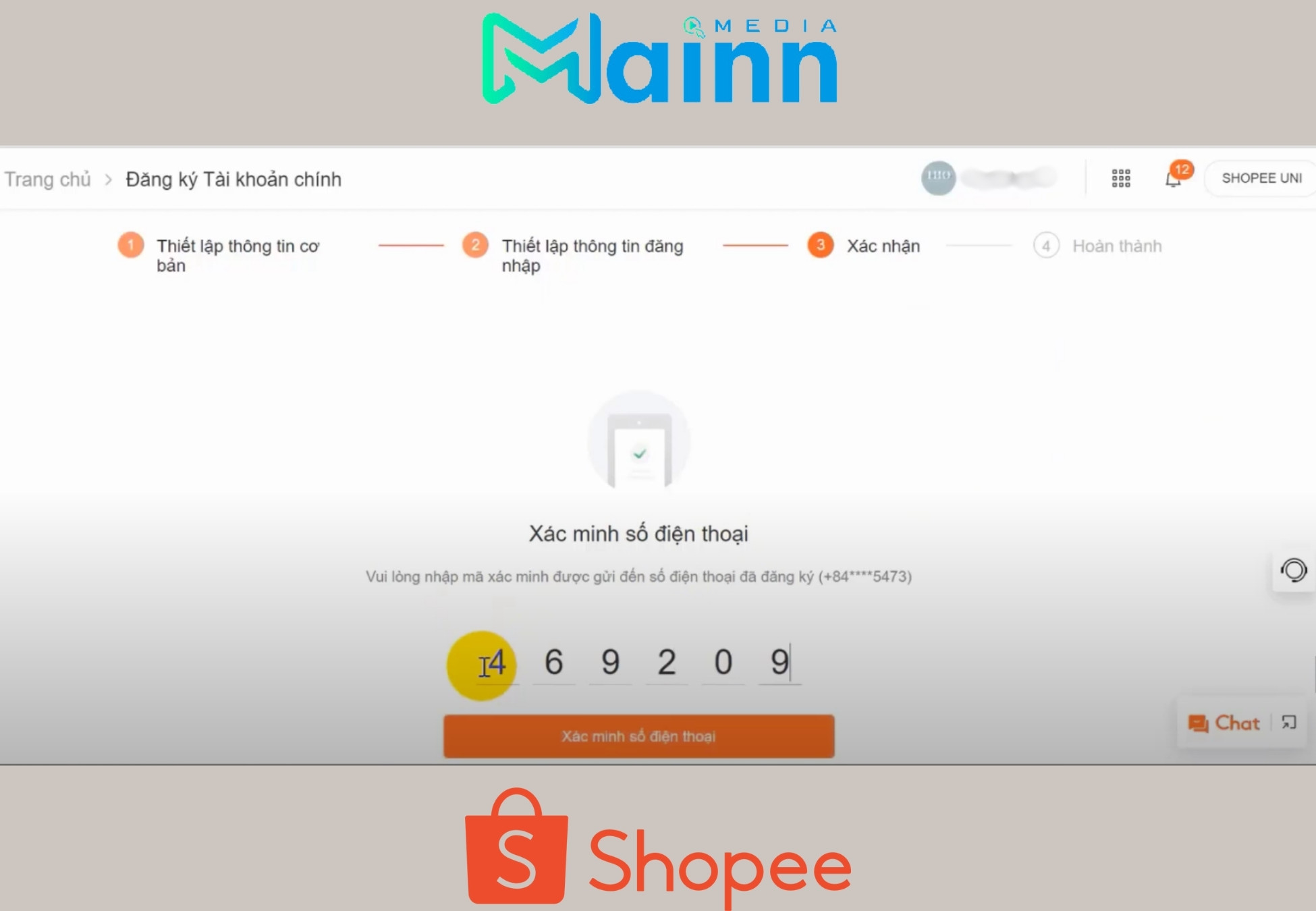 Tạo nhiều tài khoản Shopee