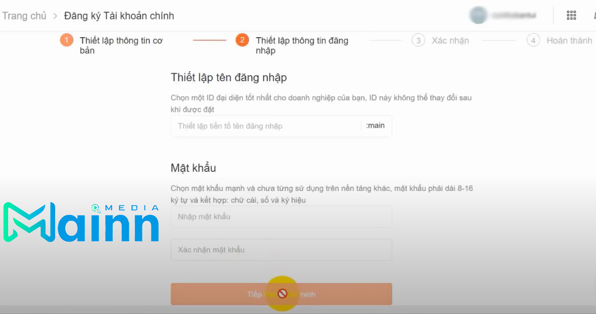 đăng nhập tài khoản phụ Shopee