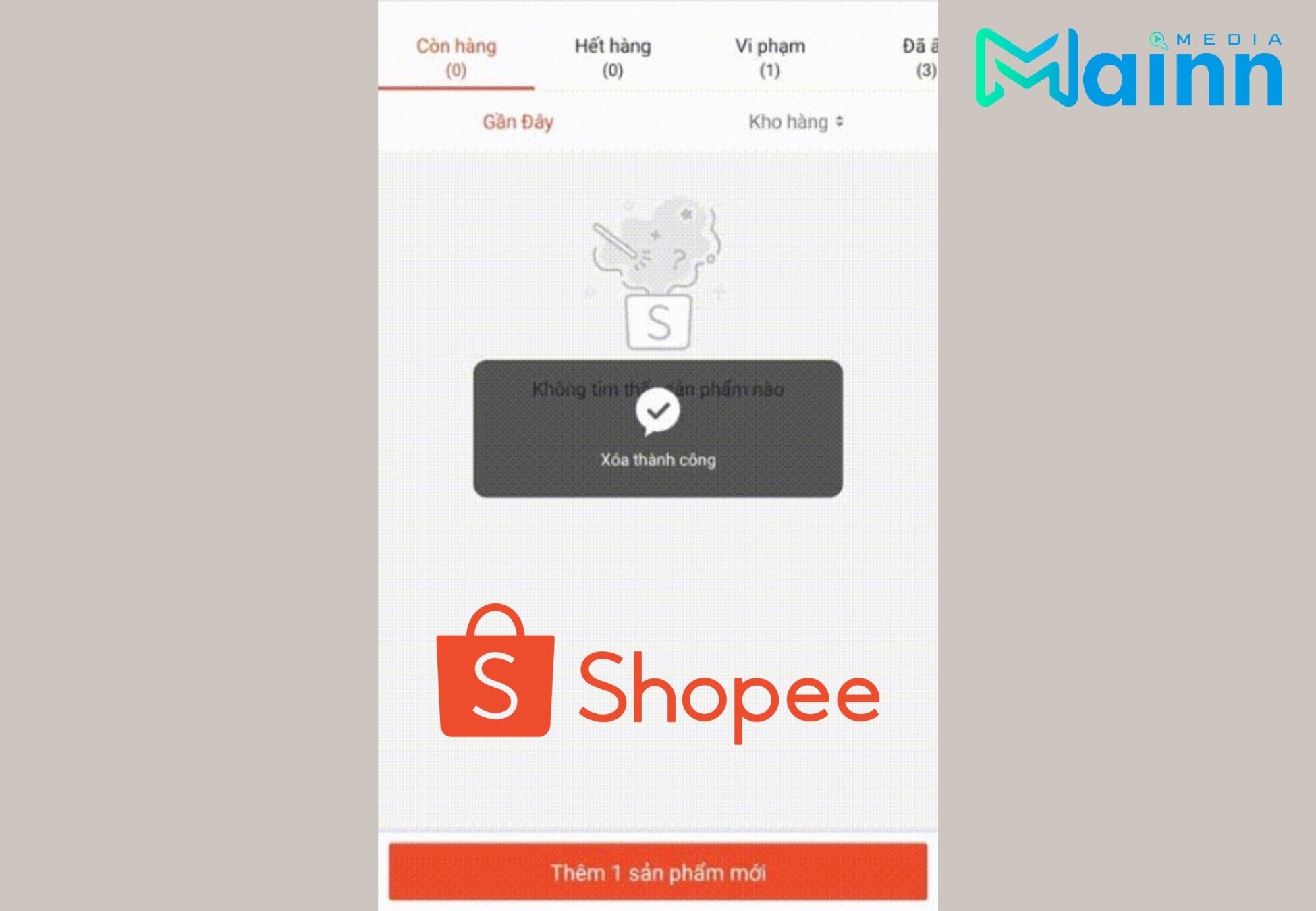 loại bỏ sản phẩm trên Shopee