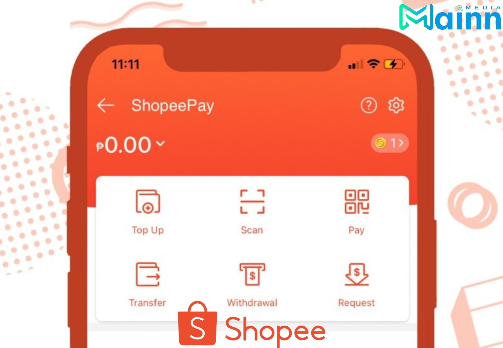 phí rút tiền ví Shopee