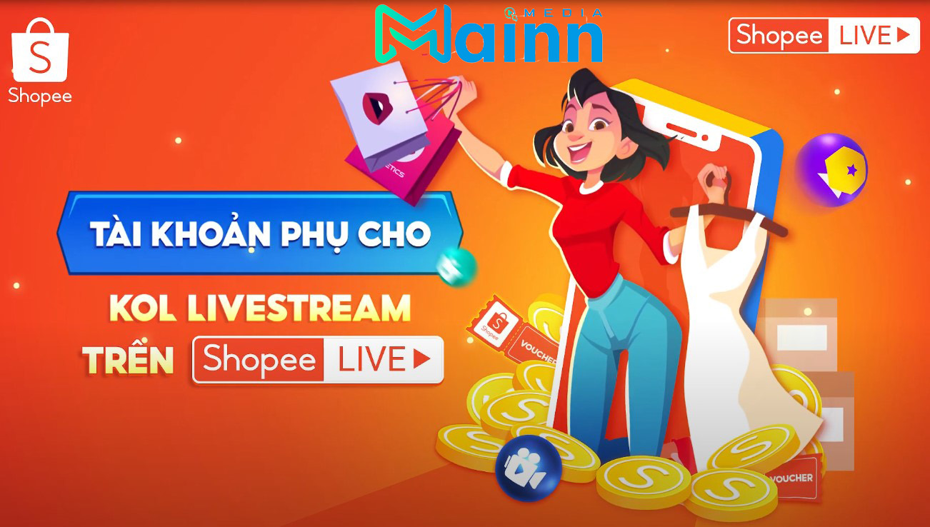 tài khoản phụ Shopee