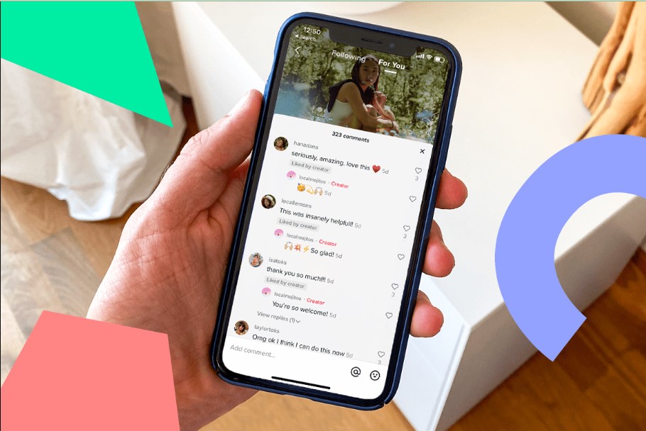 TikTok hỗ trợ bình luận ảnh