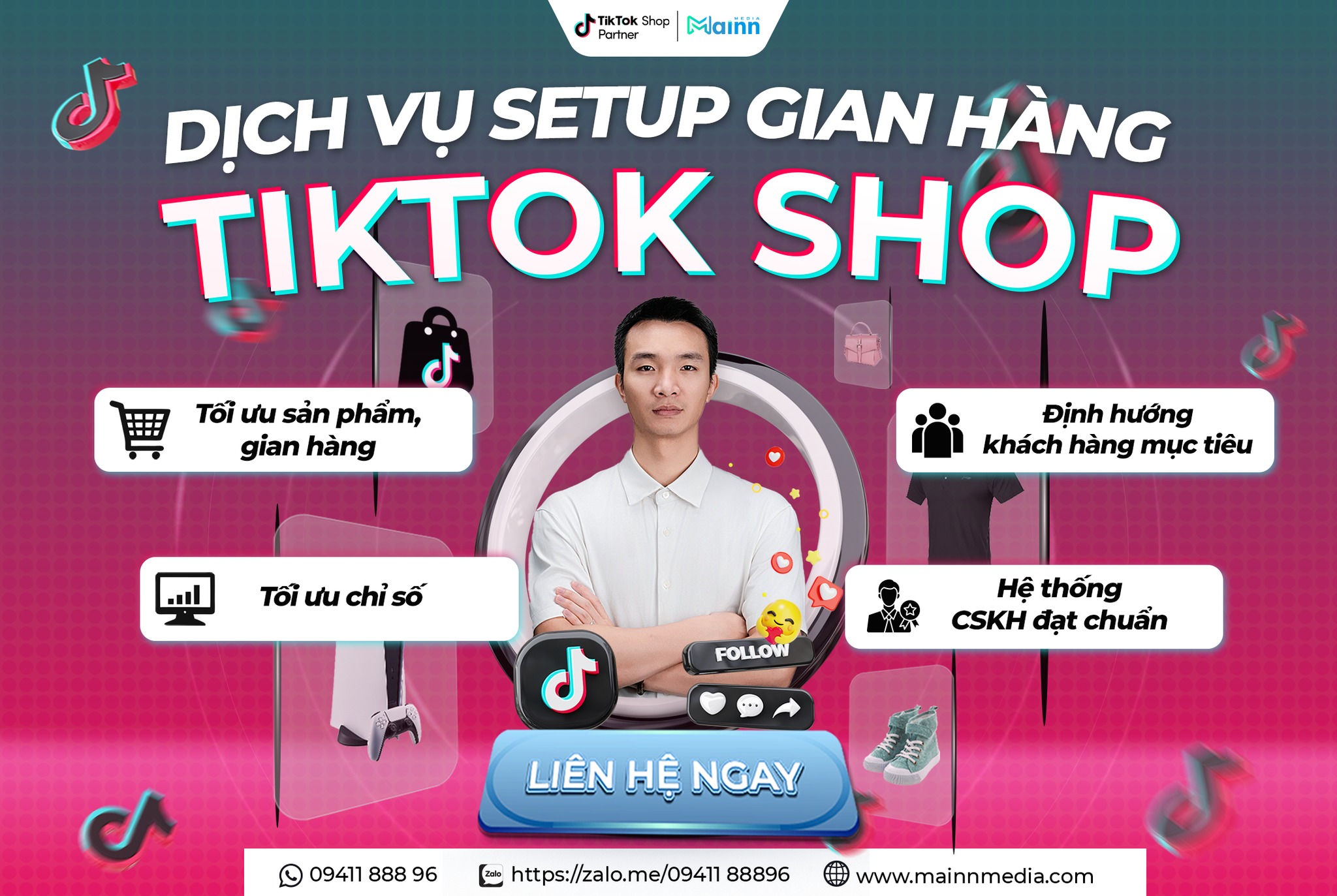 Khoá Học Tiktok Chung Vũ Co Founder Mainn Media