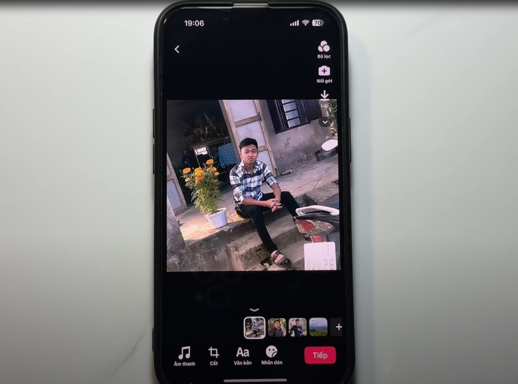 cách tạo slideshow trên Tiktok