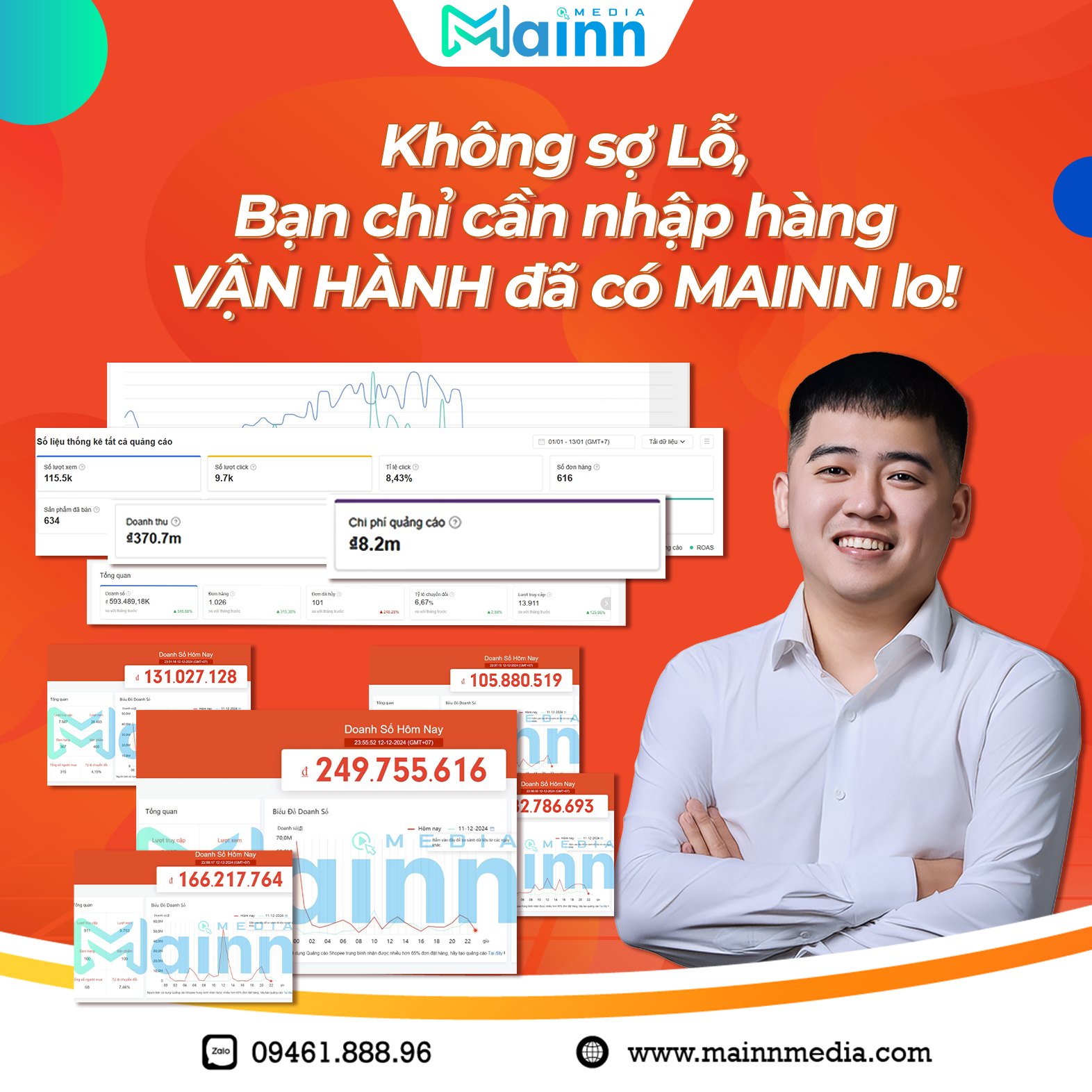 Dich vu van hanh gian hang Shopee chuyen nghiep tai Mainn Media