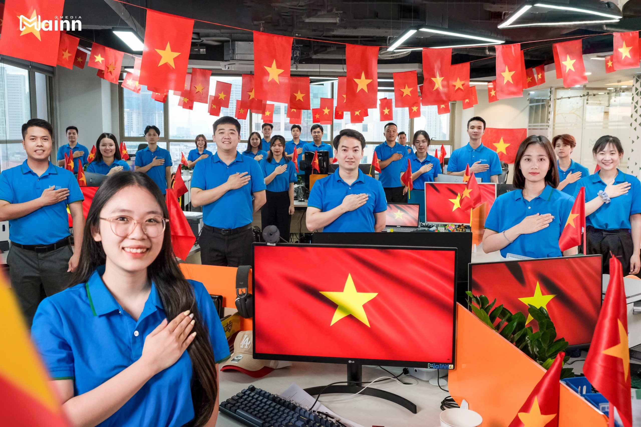 Hoạt động chào mừng Quốc khánh 2-9 tại Mainn Media
