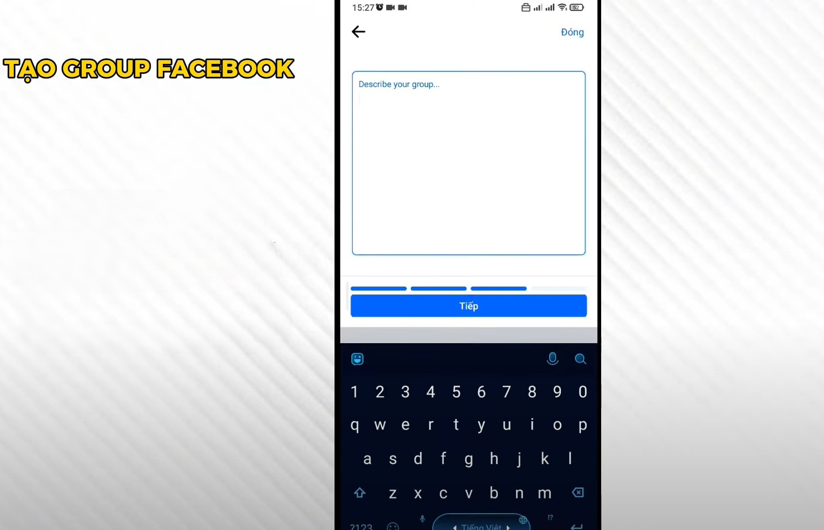 Tạo Group Facebook trên điện thoại