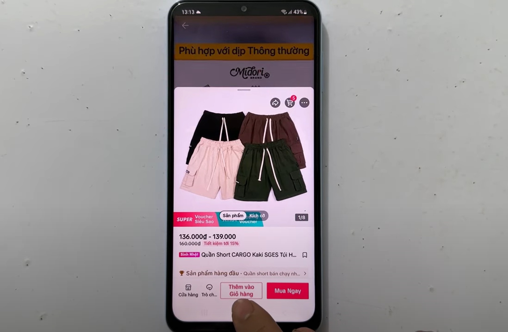 Mua hàng trên Tiktok đơn giản