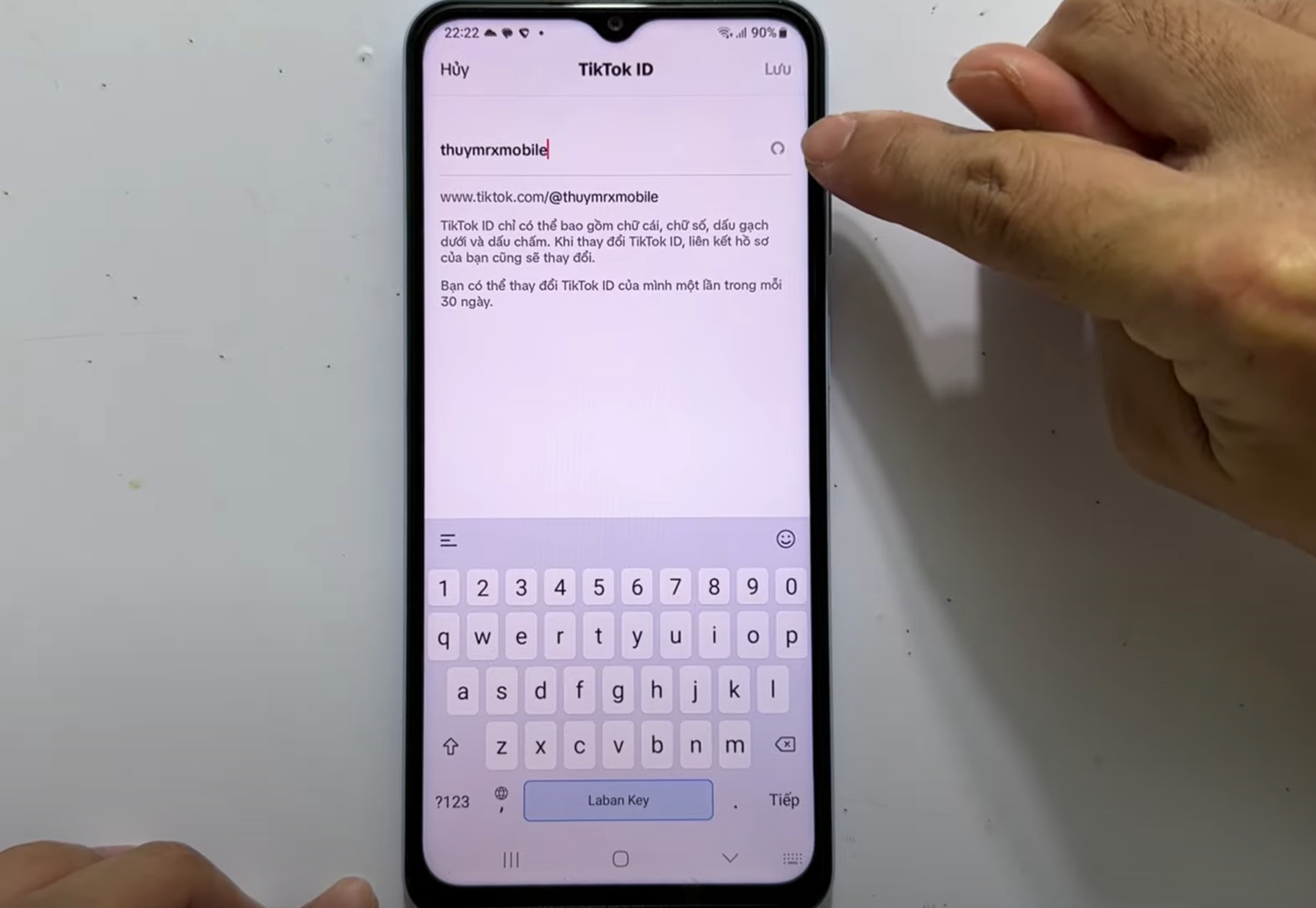 cách đổi tên trên Tiktok