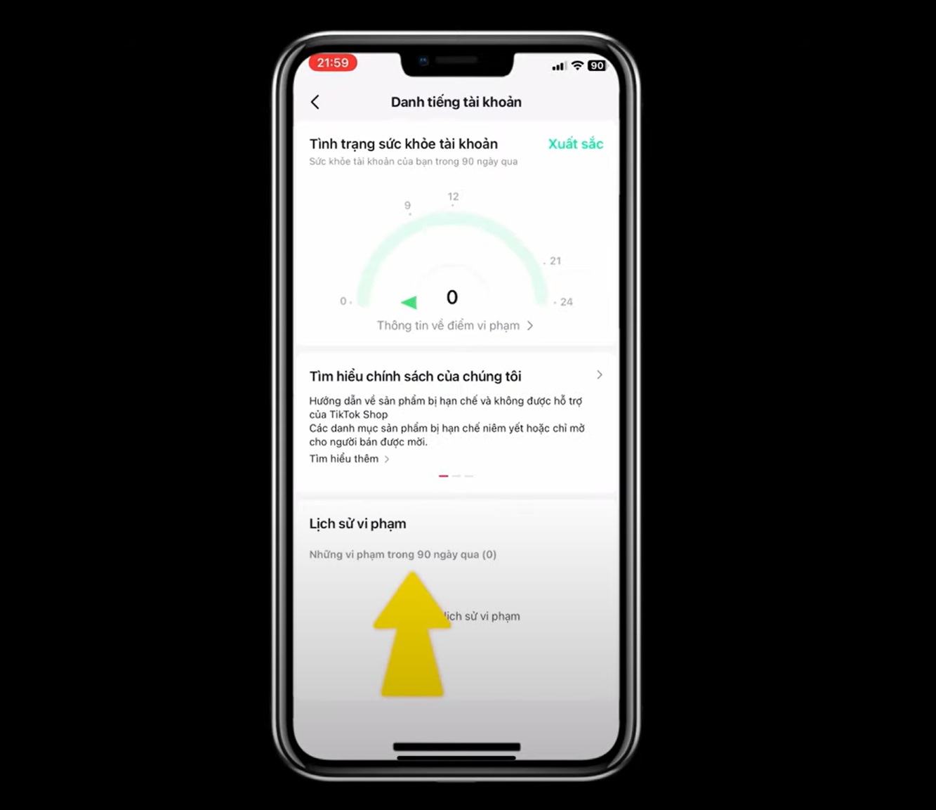 khiếu nại khóa tài khoản TikTok