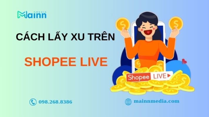 cách lấy xu trên shopee live