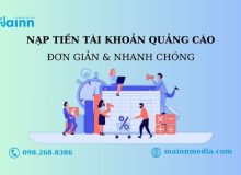 nạp tiền vào tài khoản quảng cáo facebook