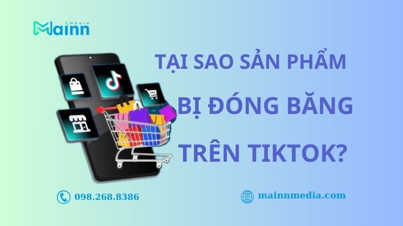 sản phẩm bị đóng băng trên TikTok