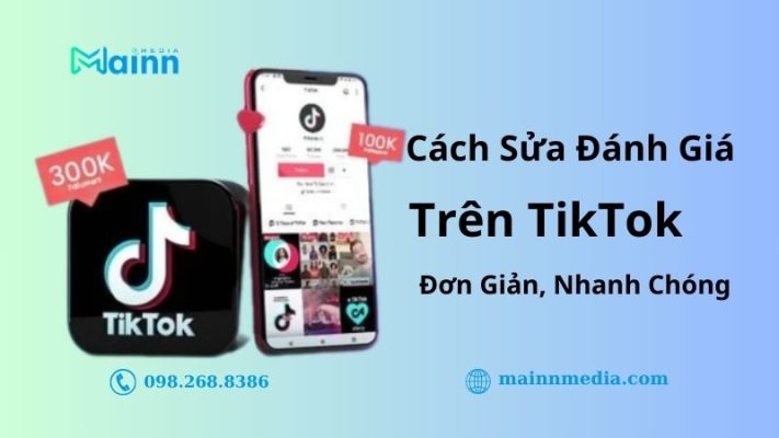 sửa đánh giá trên TikTok