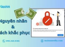 tài khoản quảng cáo bị vô hiệu hóa