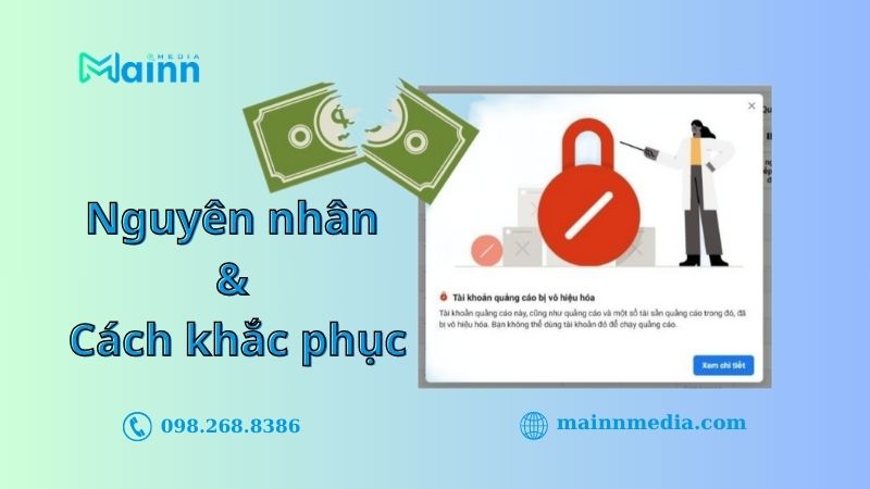 tài khoản quảng cáo bị vô hiệu hóa