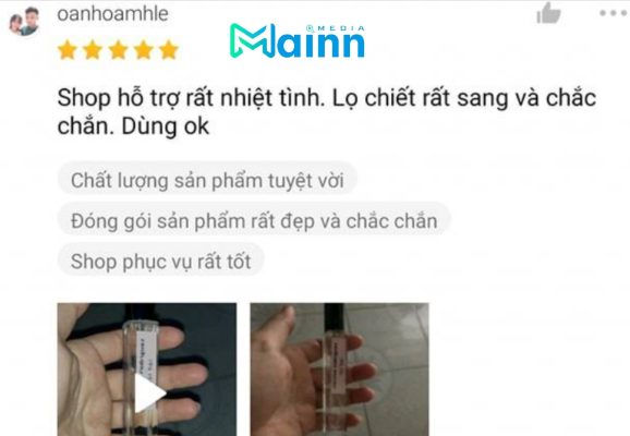 cách đánh giá sản phẩm trên shopee