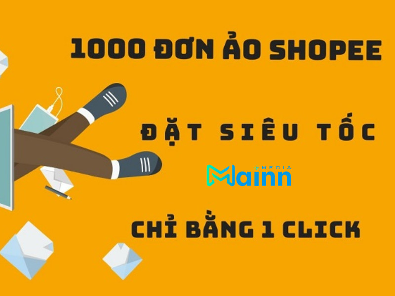 đặt đơn hàng ảo trên shopee