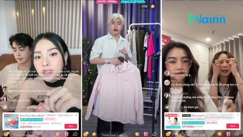 quảng cáo livestream tiktok