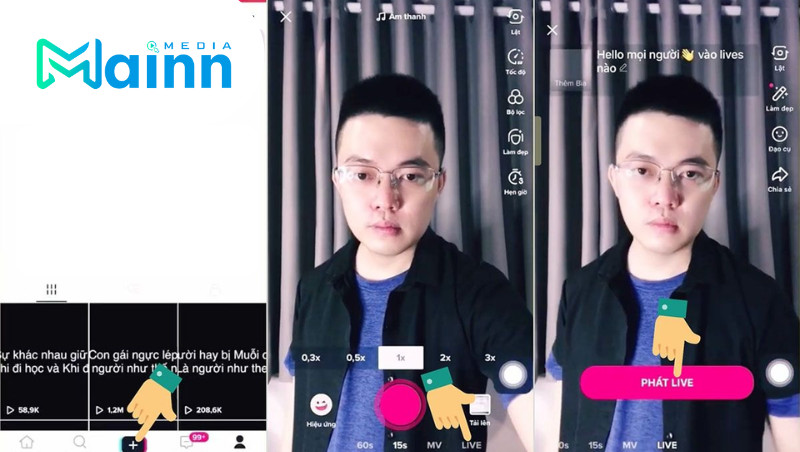 quảng cáo livestream tiktok