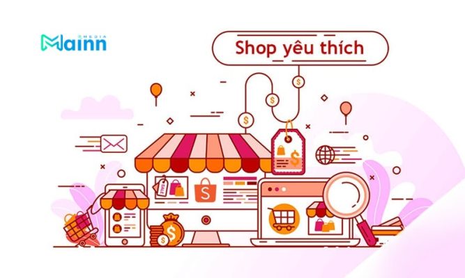 shop yêu thích trên shopee