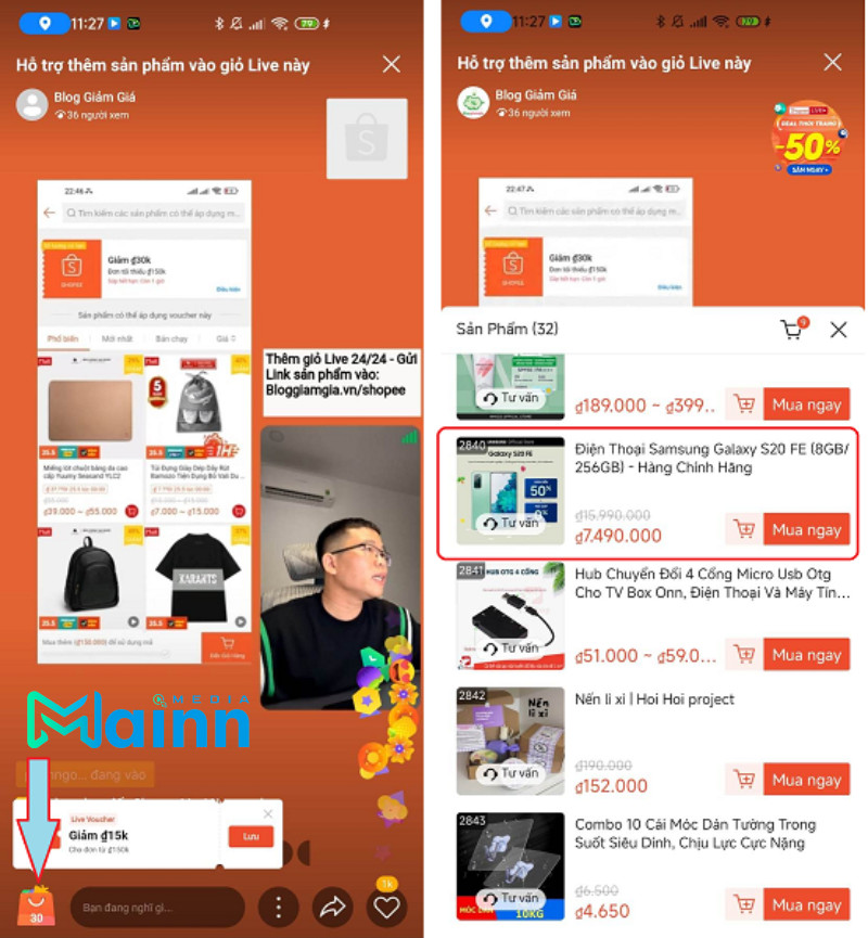 shopee live