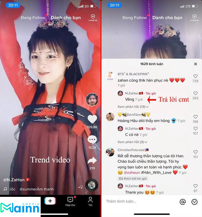 thuật toán TikTok