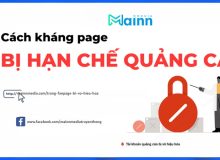 trang fanpage bị vô hiệu hóa