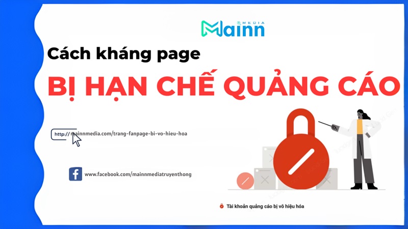 trang fanpage bị vô hiệu hóa