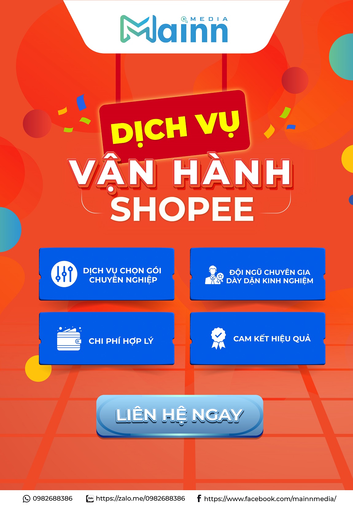 Baner van hanh shopee mobile