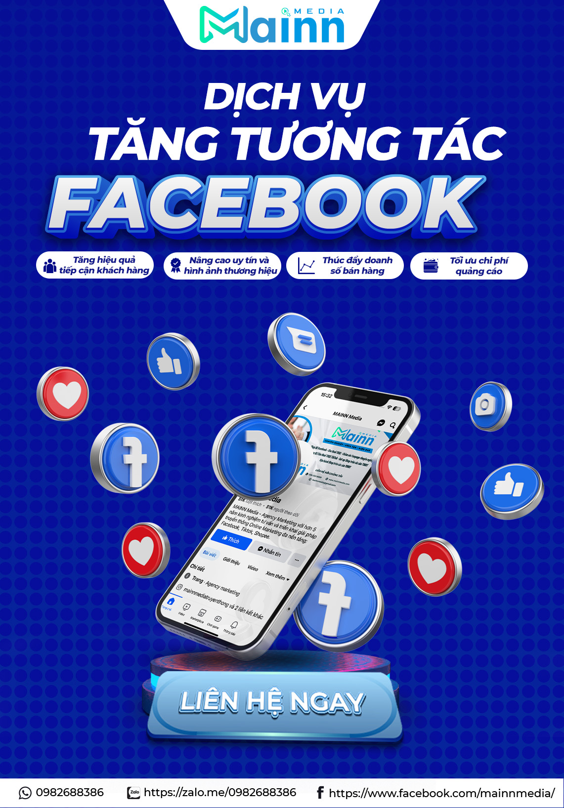 Banner dich vu tuong tac Facebook mobile Mainn Media