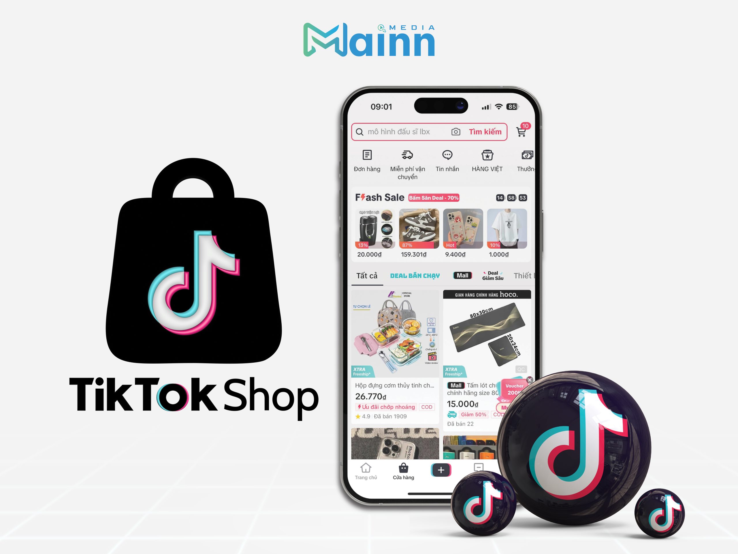 Quản lý gian hàng TikTok Shop