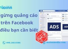 cách dừng chạy quảng cáo trên facebook