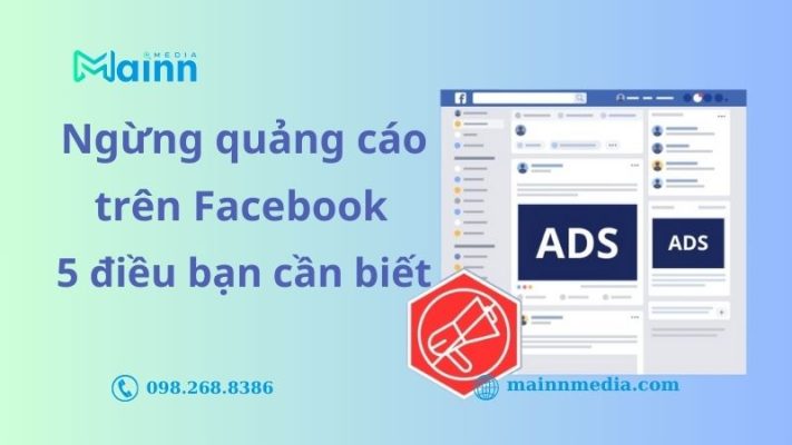 cách dừng chạy quảng cáo trên facebook