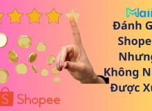 Đánh giá không đúng quy định Shopee