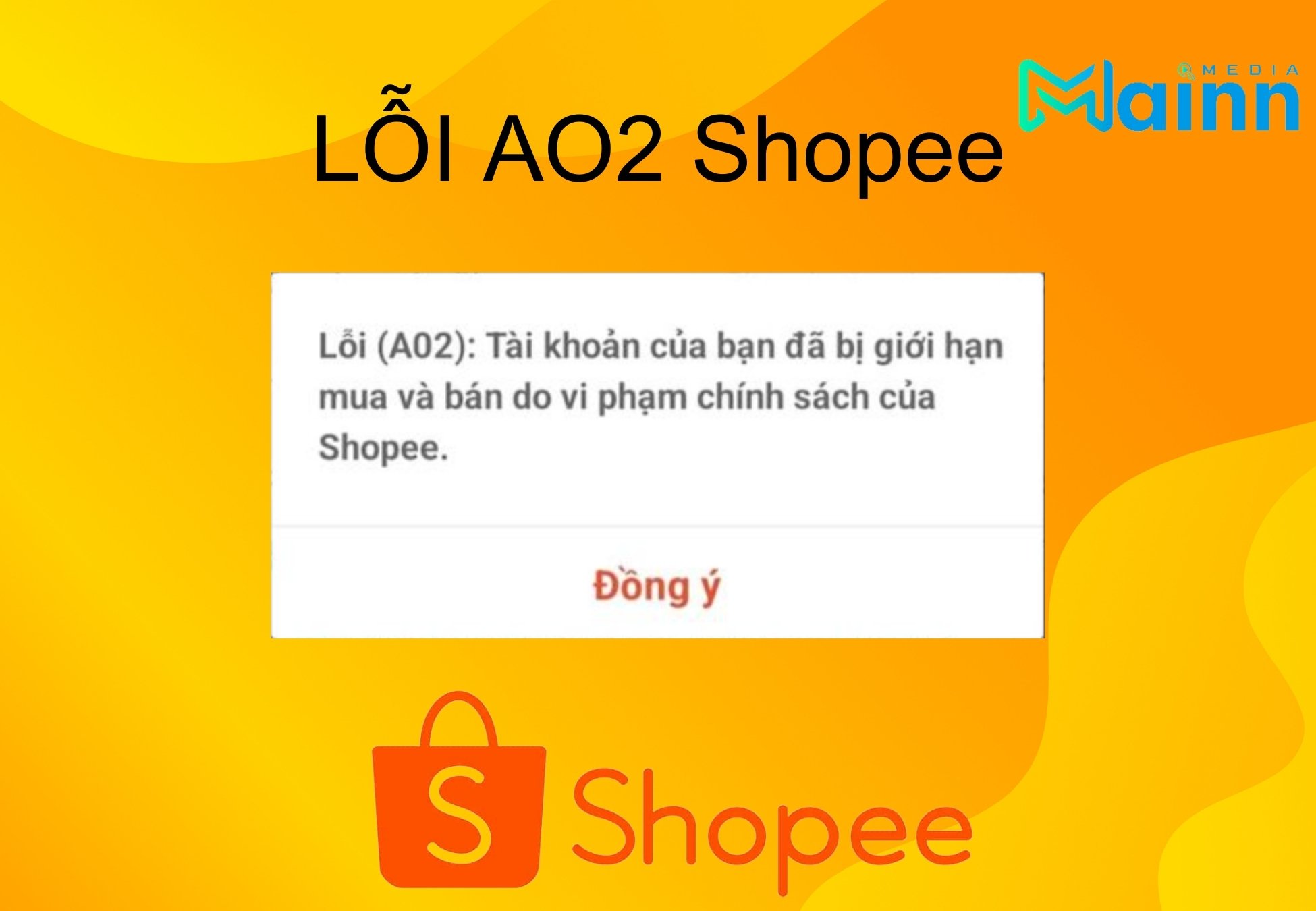 Lỗi A02 Shopee do đâu