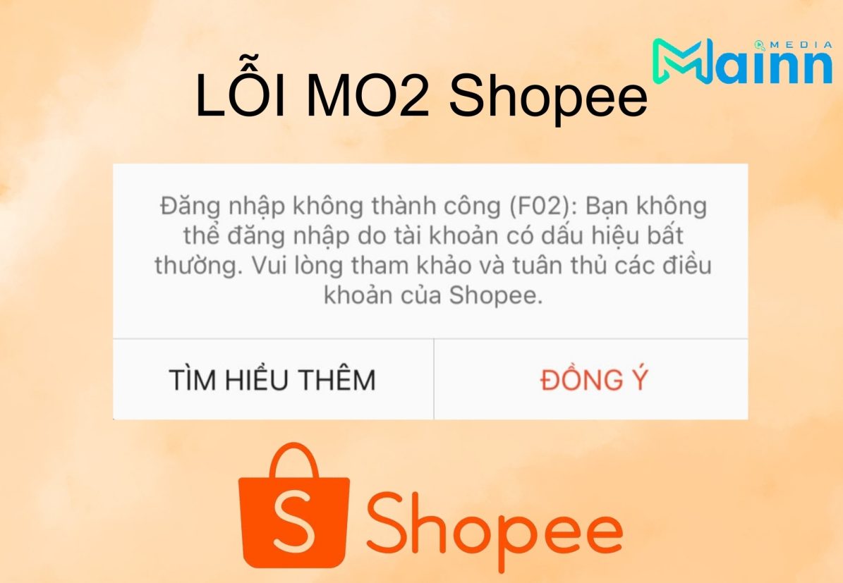 Lỗi F02 Shopee có mở lại được không