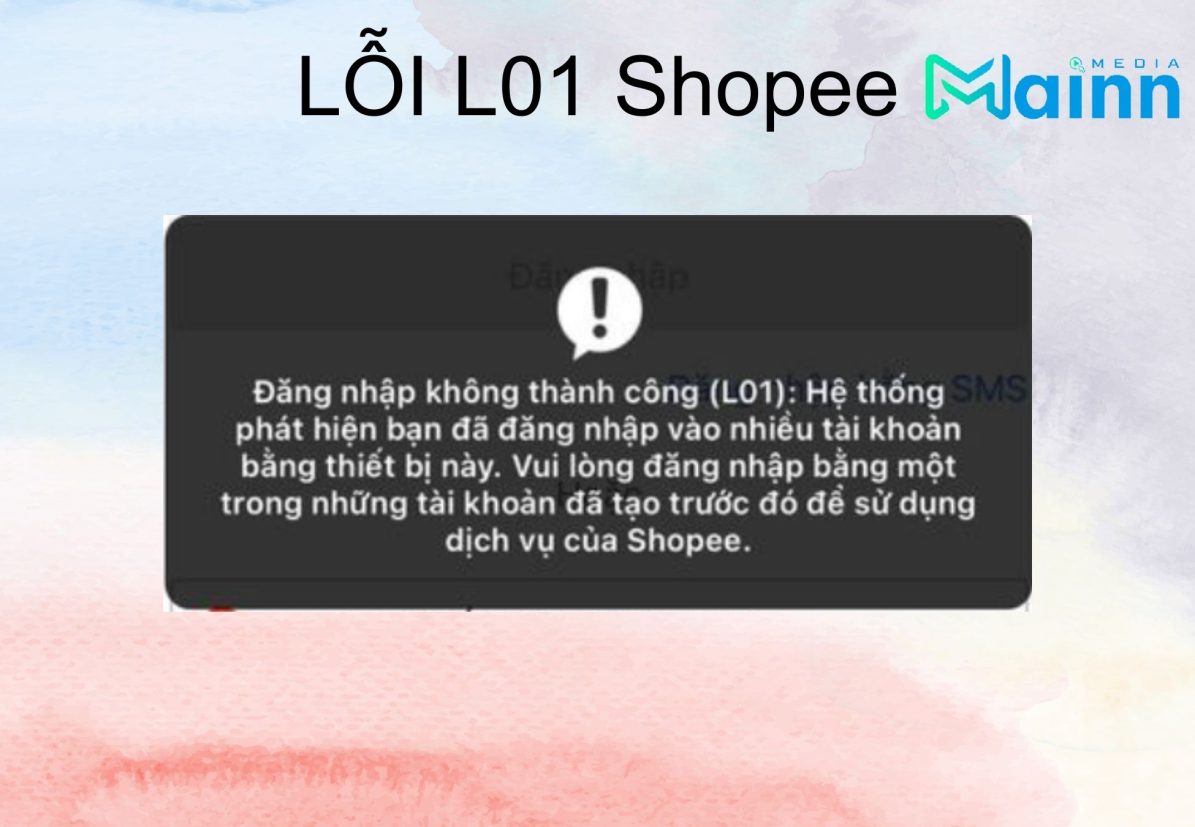 Shopee bị lỗi L01